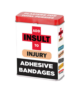 Add Insult To Injury Plasters (Band-Aids) With Assorted Sayings