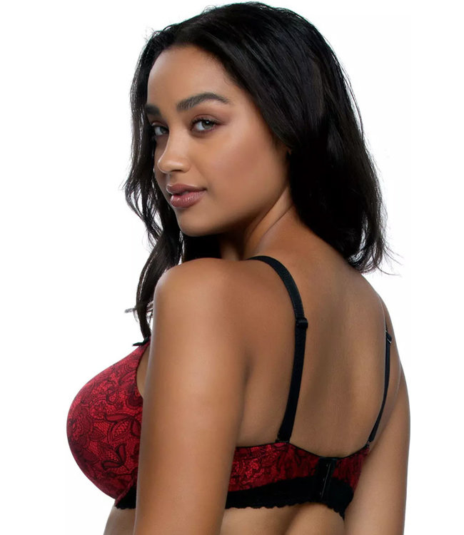 Felina Gorgeous Convertible Scarlet Lace Bra 255455