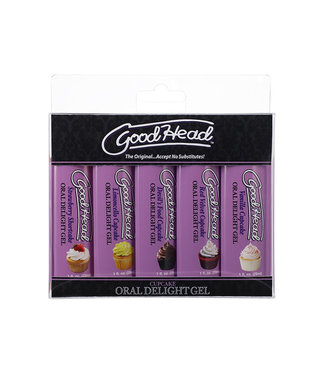 GoodHead Oral Delight Gel Cupcakes 5pk 1oz