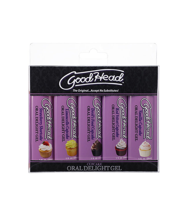 GoodHead Oral Delight Gel Cupcakes 5pk 1oz