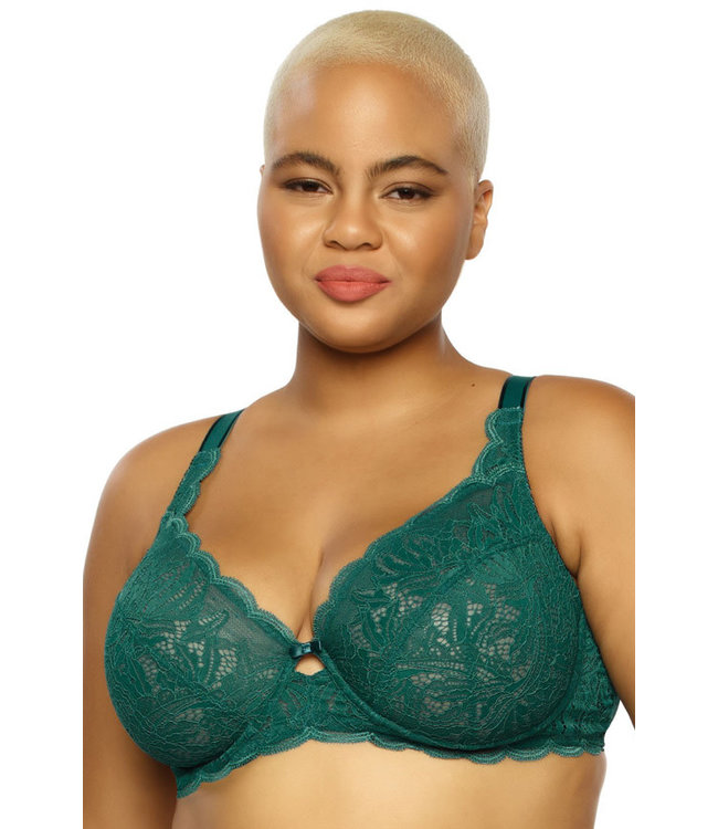 Felina Peridot Unlined Lace Juniper Bra 115073