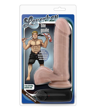 Blush Loverboy The Goalie 8" Vibrating Realistic Cock Vanilla