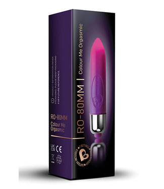 Rocks Off Color Me Orgasmic  RO-80 mm Bullet 7 Speed Color Changing