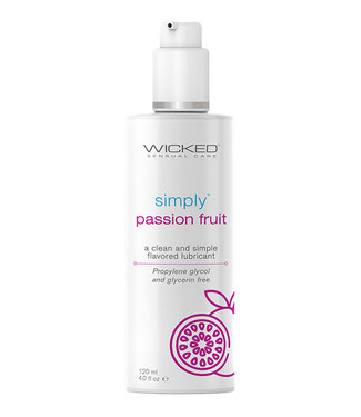 Wicked Simply Flavored Lubes Passion Fruit 4oz