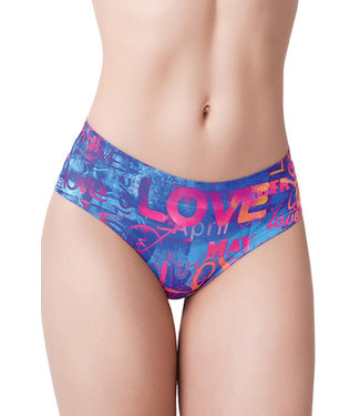 Mememe Love Graffiti Printed Slip