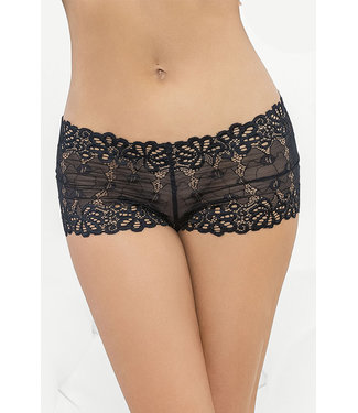 Black Lace Boyshort 72110