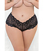 Plus Black Lace Boyshort 72110X