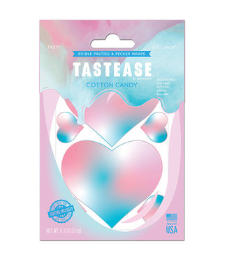 Pastease Tastease Edible Pasties & Pecker Wraps Cotton Candy