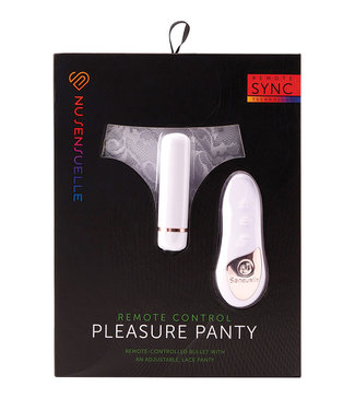Sensuelle Pleasure Vibrating Panty White