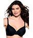 Felina Gorgeous Cushion Comfort Black T-Shirt Bra 255455