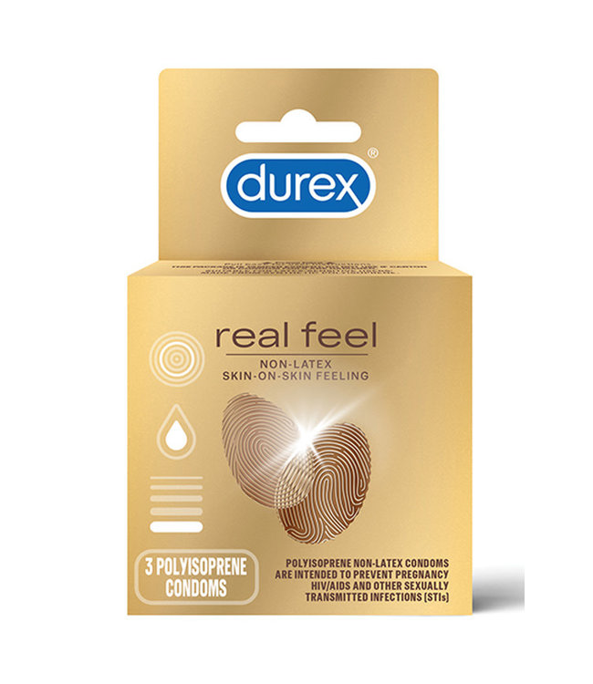 Durex Avanti Real Feel Non Latex Condoms 3pk