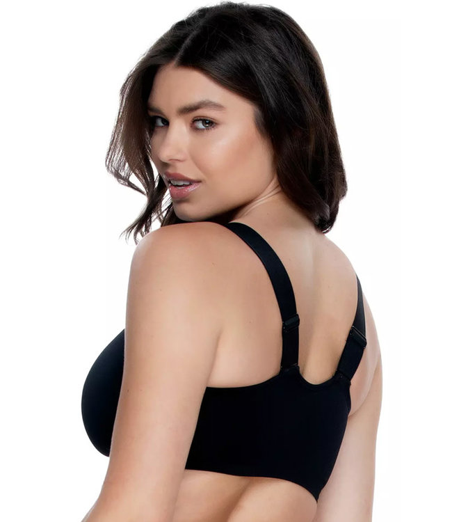 Felina Utopia Front-Close Racerback T-Shirt Black Bra 155149