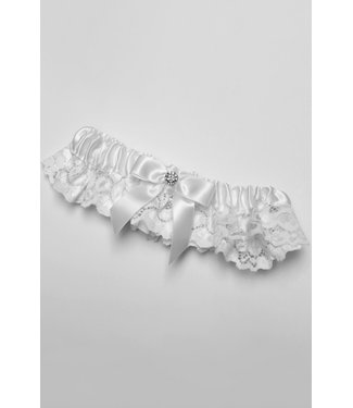Antique White Lace Garter G323/AW