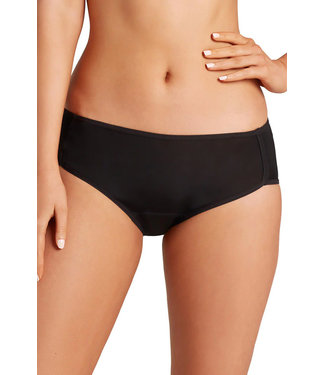 Love Luna Midi Brief Period Black Panty LLU-130