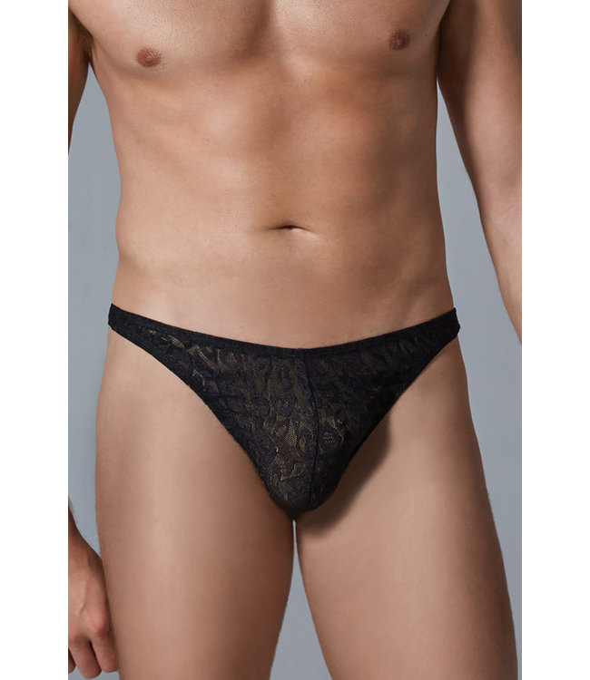 Carl Black Leopard Men's Thong L015