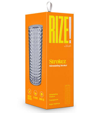 RIZE! Strokez Stimulating Stroker Clear