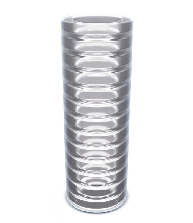 RIZE! Ribz Glow in the Dark Self-Lubricating Stroker Clear