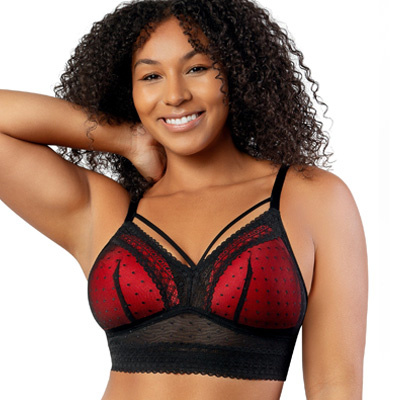 Parfait Unlined Underwire Bra with Lace Pearl P60923