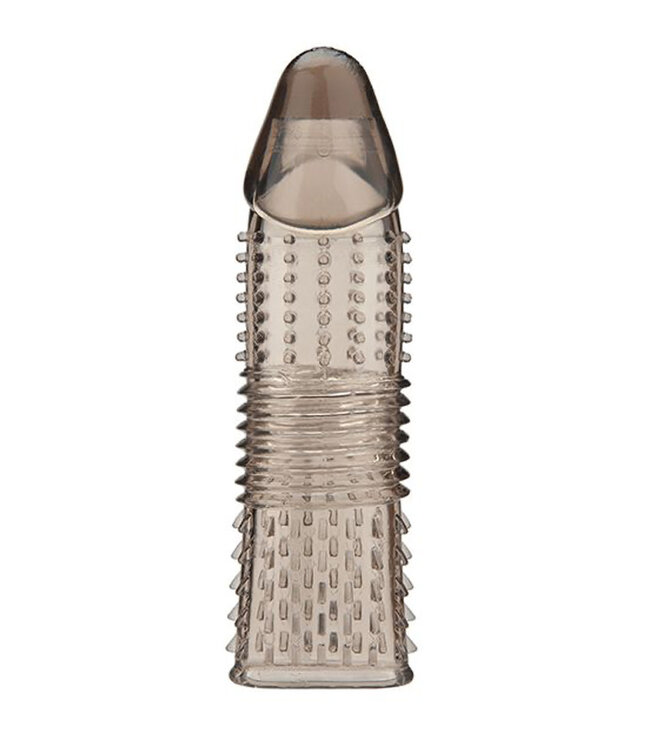 Triple Sensation Penis Enhancing Sleeve Extension Smoke 6.5"