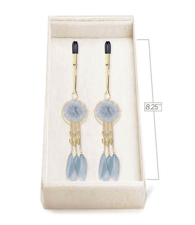 Couture Clips Luxury Nipple Clamps Dove Gray