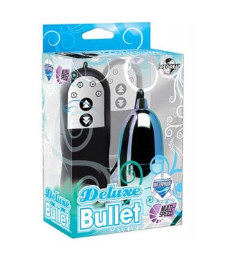 Deluxe Bullet Waterproof Vibe  Mutli-speed Blue