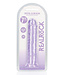 Shots RealRock Crystal Clear 7" Straight Dildo w/Suction Cup Purple