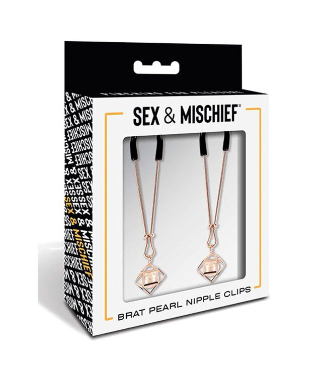 Sex & Mischief Brat Pearl Nipple Clips