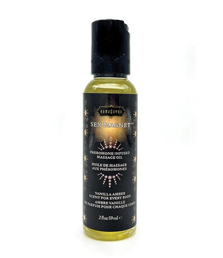 Kama Sutra Sex Magnet Pheromone Massage Oil Amber Vanilla 2oz