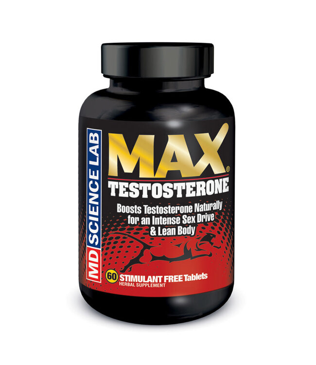 MAX Testosterone 60 Count Bottle