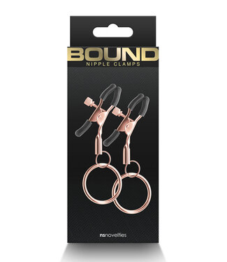 Bound Nipple Clamps C2 Rose Gold