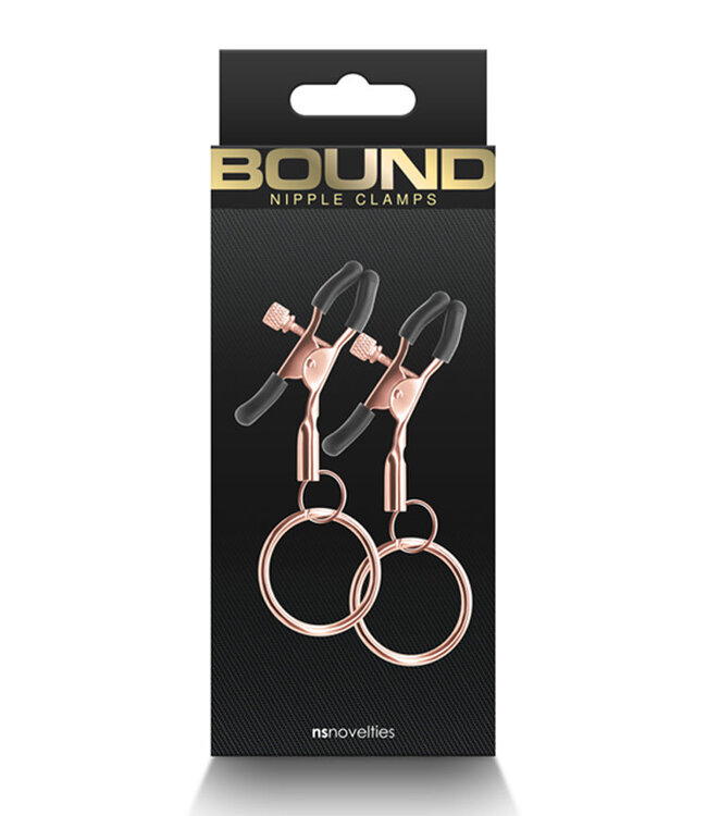 Bound Nipple Clamps C2 Rose Gold