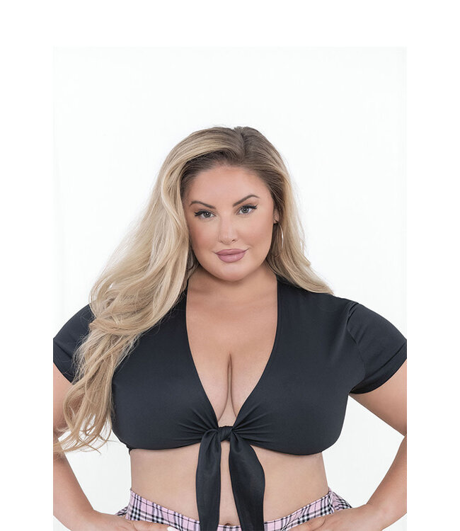 Mindy Plus Tie Top 2255X