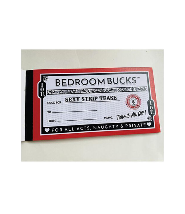 Bedroom Bucks I.O.U