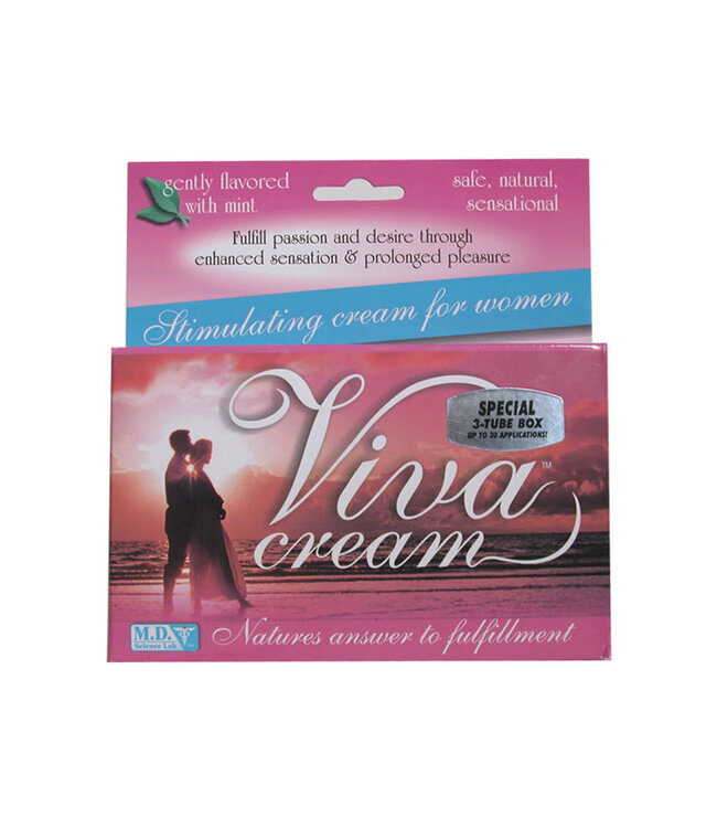 Swiss Navy Viva Cream Stimulating Cream For Women 3-Pack 10 ml Tubes