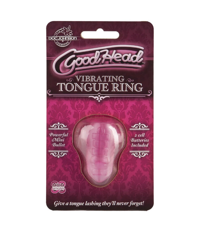 GoodHead Vibrating Tongue Ring Pink