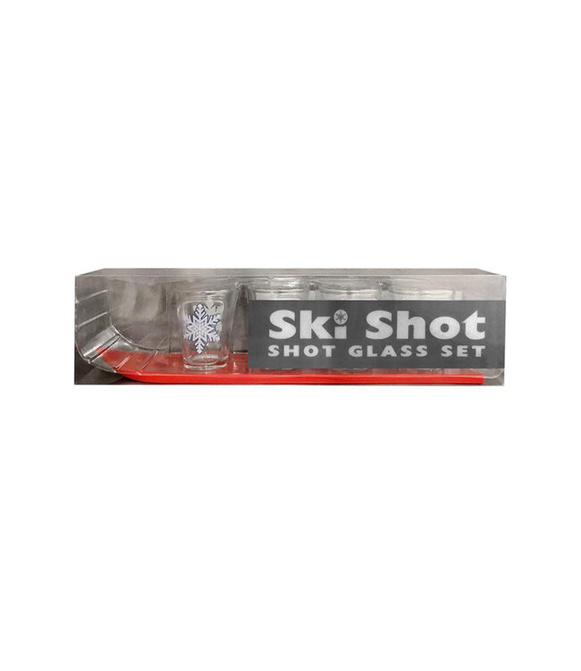 Ski Shot 4-Piece Shot Glass Set