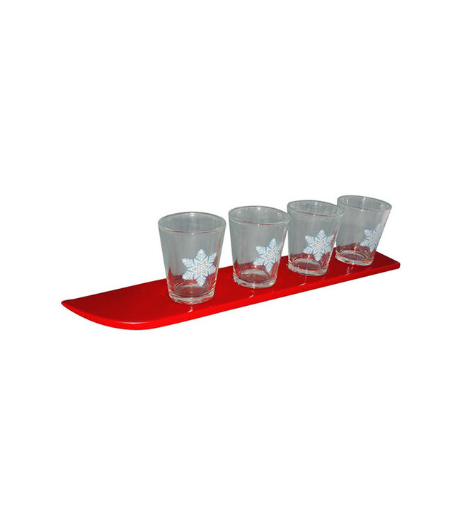 Ski Shot 4-Piece Shot Glass Set