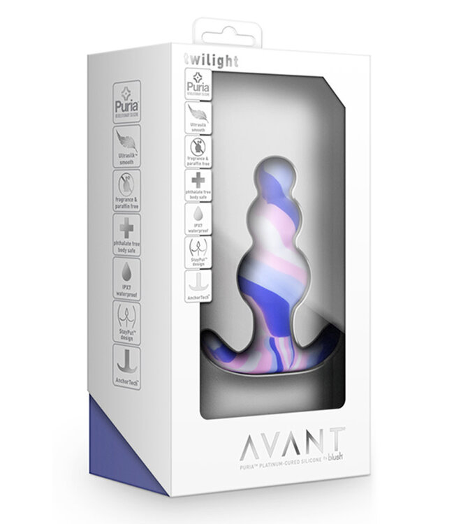 Avant Twilight Silicone Anal Plug  Purple