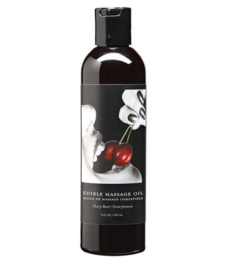 Earthly Body Edible Massage Lotion Cherry 8oz