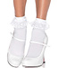 Diem Lace Ruffle Anklet White Socks 3013