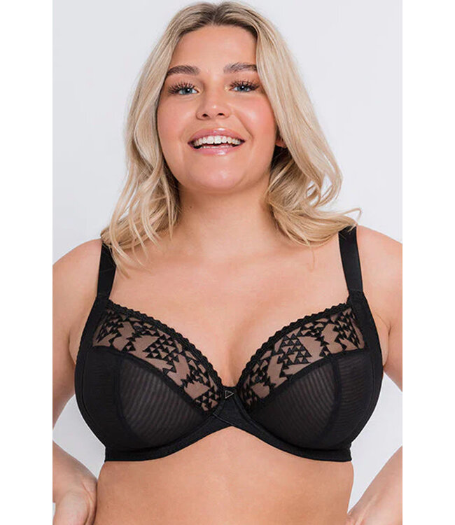 Curvy Kate Centre Stage Full Plunge Black Bra CK033101 - Karnation Intimate  Apparel Inc.