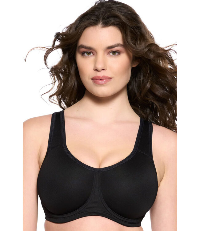 Felina Body X Underwire Black Sports Bra 135131 - Karnation