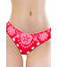 Polka Dot Fiery Red Thong
