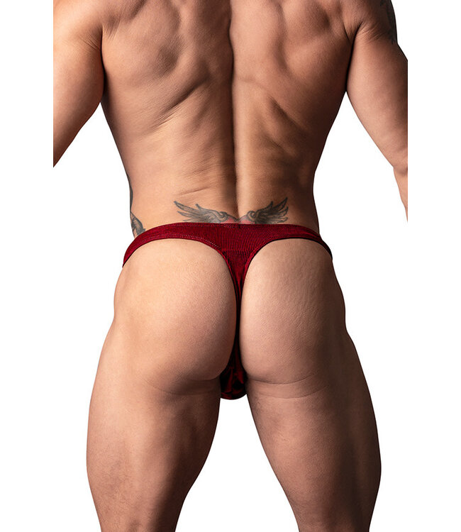 Mark Burgundy Men's Thong 442913