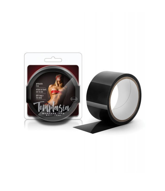 Blush Temptasia 60 ft Bondage Tape Black