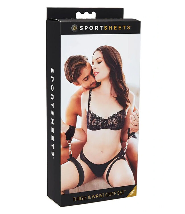 Sportsheets Thigh & Wrist Cuff Set