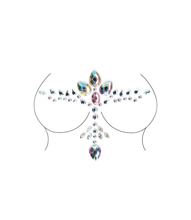 Shots Bliss Dazzling Cleavage Bling Sticker One Size