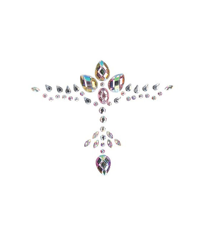 Shots Bliss Dazzling Cleavage Bling Sticker One Size