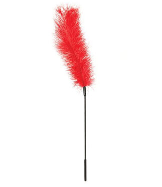 Sportsheets Body Tickler Ostrich Feather Red