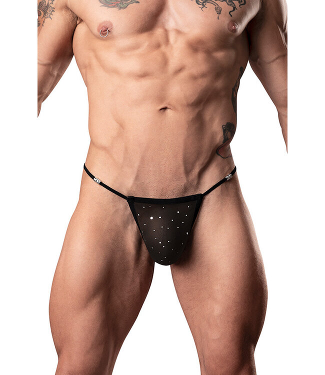 Danny Black Men's G-String 450288 One Size